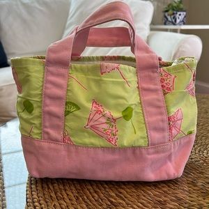 Lilly Pulitzer small umbrella print tote